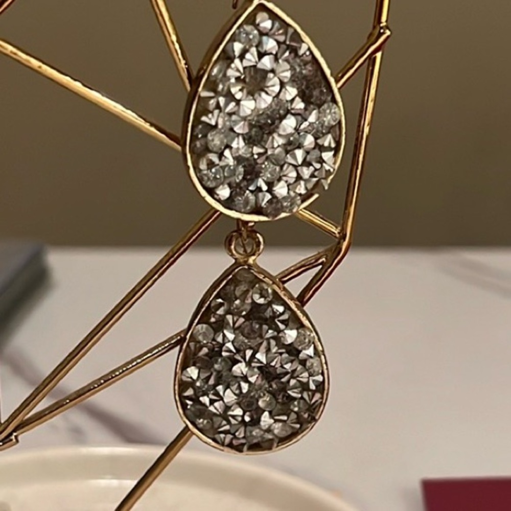 Mixed gem earrings, great condition!